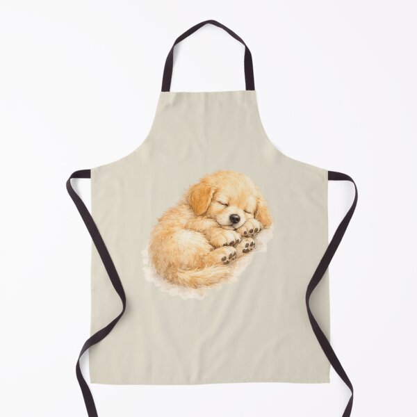 Item preview, Golden Retriever Puppy Sleeping Watercolor Art | Cute Curled Up Puppy | Cozy Dog Lover Gift designed and sold by Panom Suavichien.