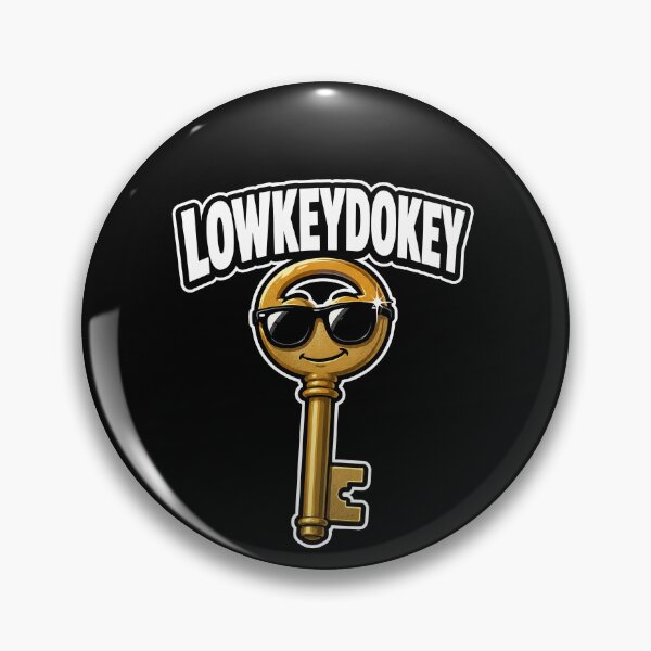 Item preview, Funny Lowkeydokey Key Pun Meme designed and sold by elderberry.