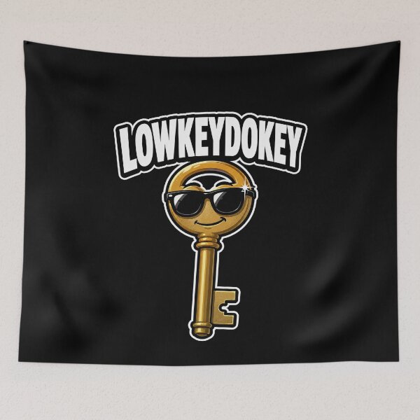 Item preview, Funny Lowkeydokey Key Pun Meme designed and sold by elderberry.