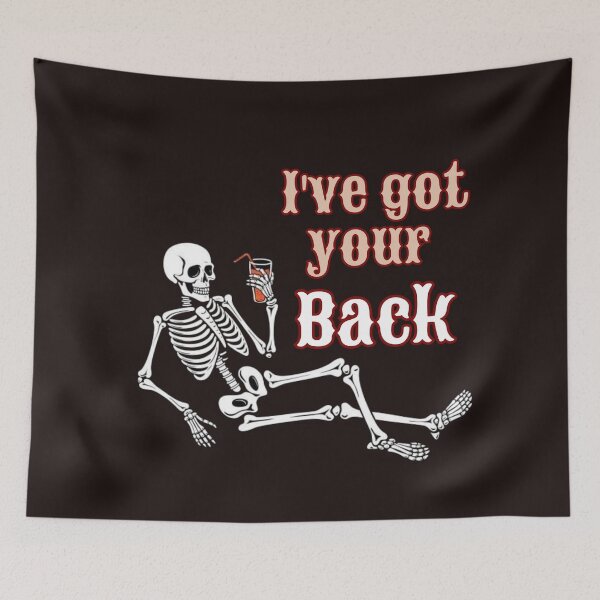 Item preview, I've Got Your Back Skeleton Pun - Funny Anatomy Spine Joke designed and sold by Unoura-store.