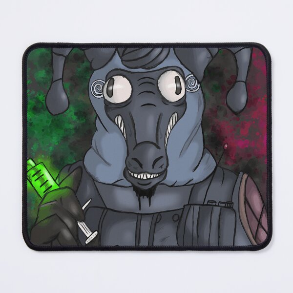 Item preview, Mad Plague Doctor Scientist with Neon Syringe designed and sold by archevilamin.