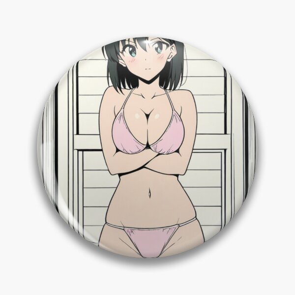 Item preview, Portrait - Anime girl pink bikini elegant designed and sold by AnimeShin.