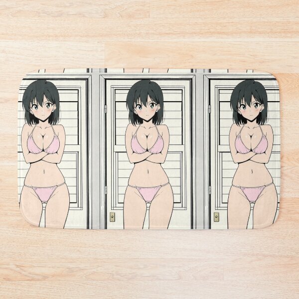 Item preview, Portrait - Anime girl pink bikini elegant designed and sold by AnimeShin.