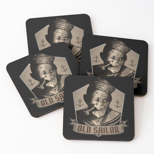 Item preview, Old Sailor Emblem – Vintage Nautical Badge designed and sold by RonnyMilleo.