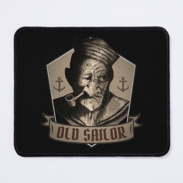 Item preview, Old Sailor Emblem – Vintage Nautical Badge designed and sold by RonnyMilleo.