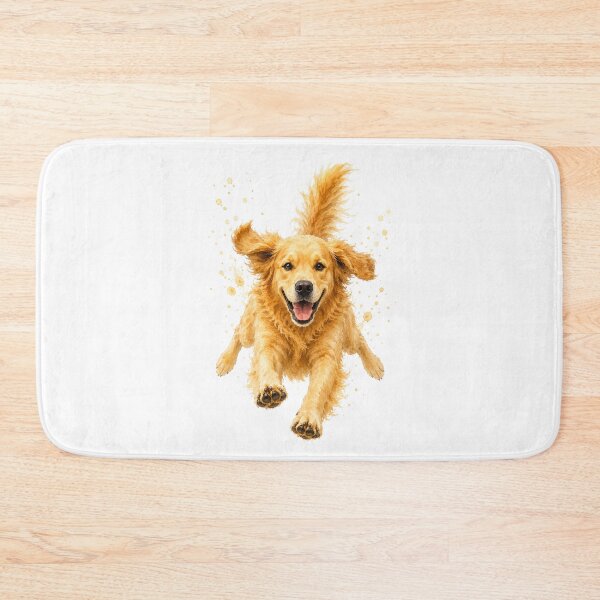 Item preview, Golden Retriever Running Watercolor Art Print | Joyful Dog Action Portrait | Playful Dog Lover Gift designed and sold by Panom Suavichien.