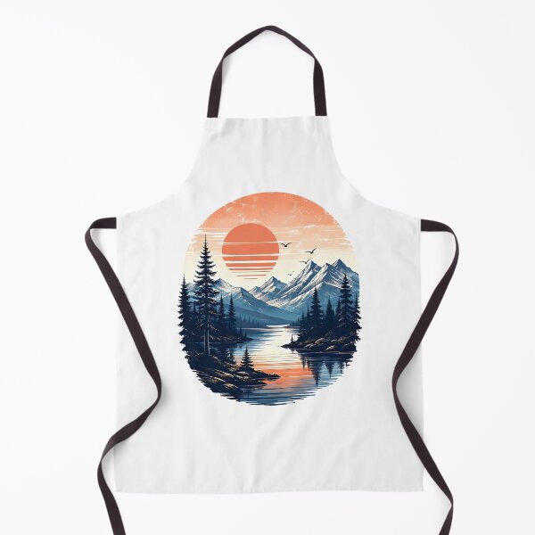 Item preview, Mountain Landscape Sunset Wilderness Art designed and sold by Amr Siam.