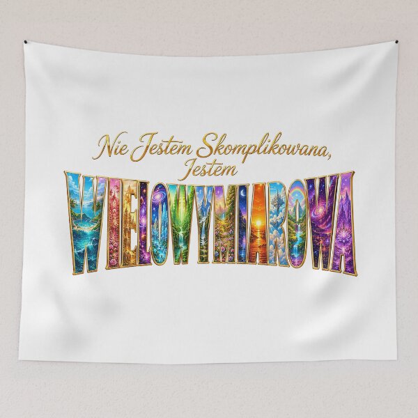 Item preview, Nie Jestem Skomplikowana, Jestem Wielowymiarowa designed and sold by HeyFajnaLinja.