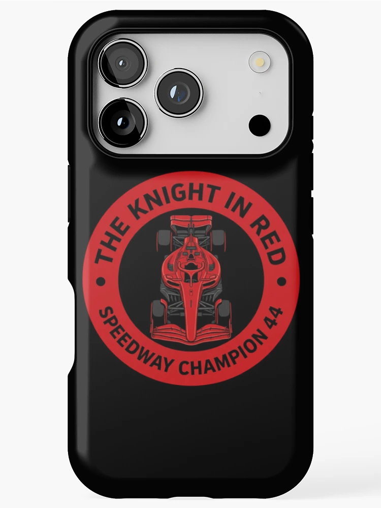 Thumbnail 1 of 4, iPhone Case, Knight In Red Racing Badge designed and sold by Redfield Universe.