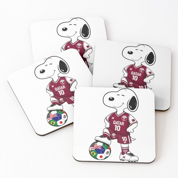Artikelvorschau, WM 2026 | Lustiges Snoopy-Team aus Katar | Fußballfans entworfen und verkauft von Har-vee.
