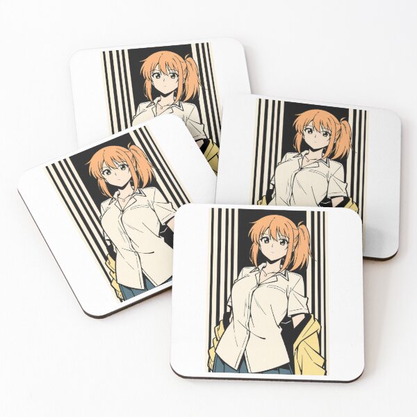 Item preview, Portrait - Anime student orange hair school outfit designed and sold by AnimeShin.
