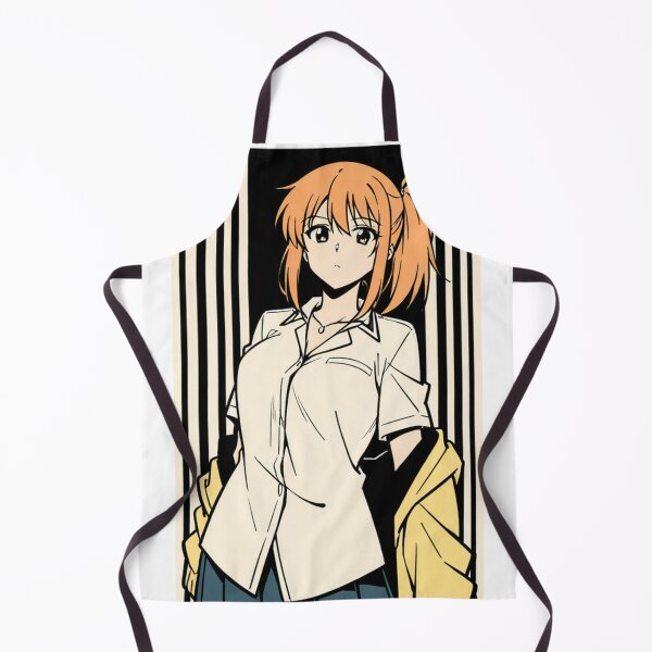 Item preview, Portrait - Anime student orange hair school outfit designed and sold by AnimeShin.