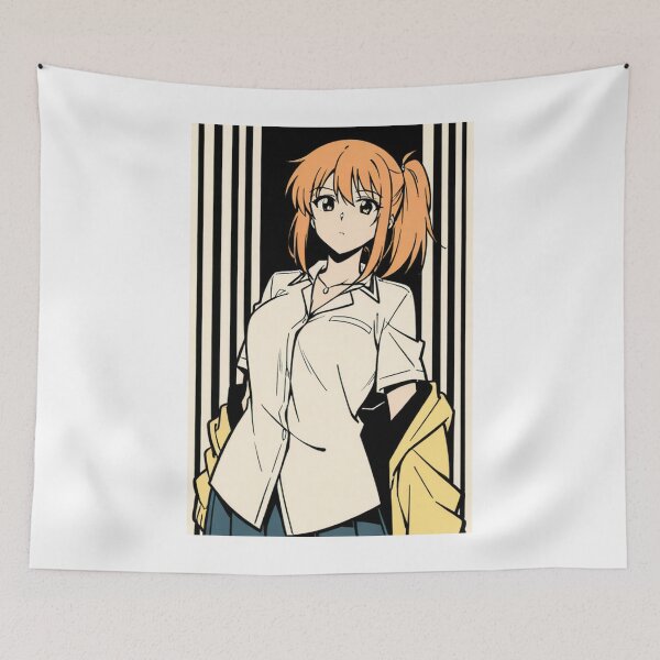 Item preview, Portrait - Anime student orange hair school outfit designed and sold by AnimeShin.