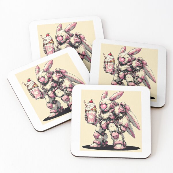 Item preview, Milkshake Rabbit Mech designed and sold by RecentArt.