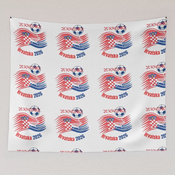 Item preview, Hrvatska 2026 Dizajn – Zastava i Kuna (Croatia Football Pride). designed and sold by printeGear.