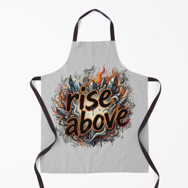 Item preview, Rise Above Bold Graffiti Crystals Flame Urban T-Shirt designed and sold by weeomano.