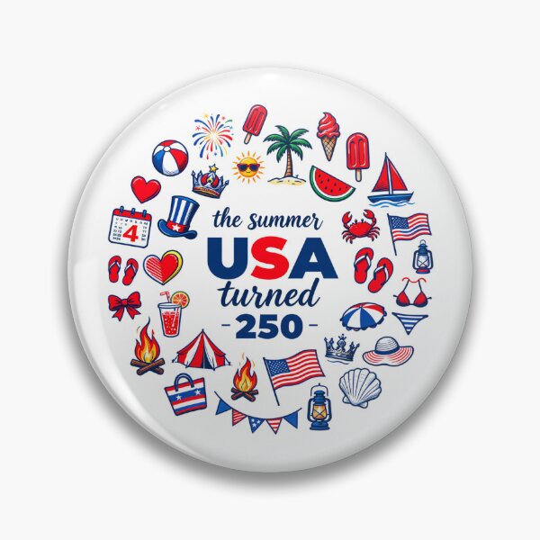 Item preview, Funny The Summer USA Turned 250 Shirt Patriotic 4th Of July 1776-2026 America 250th Anniversary Celebration designed and sold by CutOutIdols.