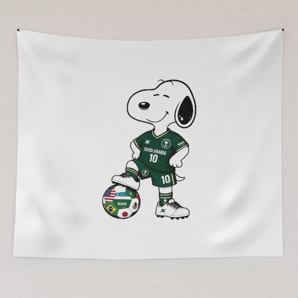 Item preview, WORLD CUP 2026 | Funny Snoopy Saudi Arabia Team | Soccer Fans designed and sold by Har-vee.