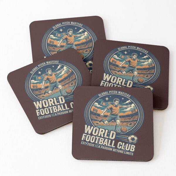 Item preview, World Football Club Vintage Retro Soccer Player 2026 designed and sold by Dream Weave Studio.