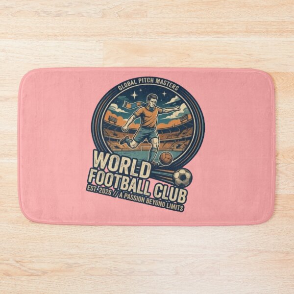 Item preview, World Football Club Vintage Retro Soccer Player 2026 designed and sold by Dream Weave Studio.