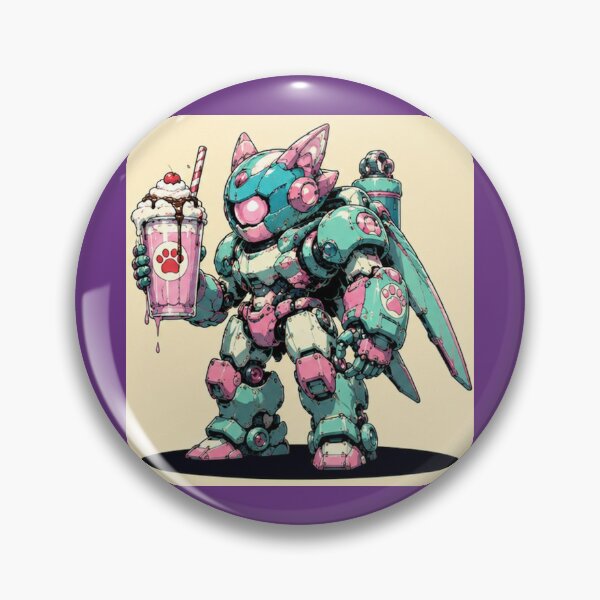 Item preview, Milkshake Cat Mech designed and sold by RecentArt.