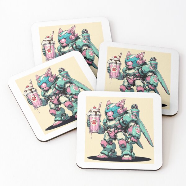 Item preview, Milkshake Cat Mech designed and sold by RecentArt.