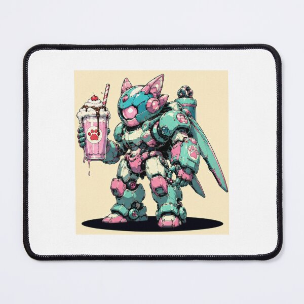 Item preview, Milkshake Cat Mech designed and sold by RecentArt.