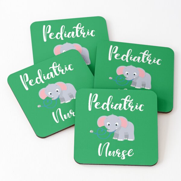 Item preview, Cute baby elephant pediatric nurse designed and sold by jodirm.