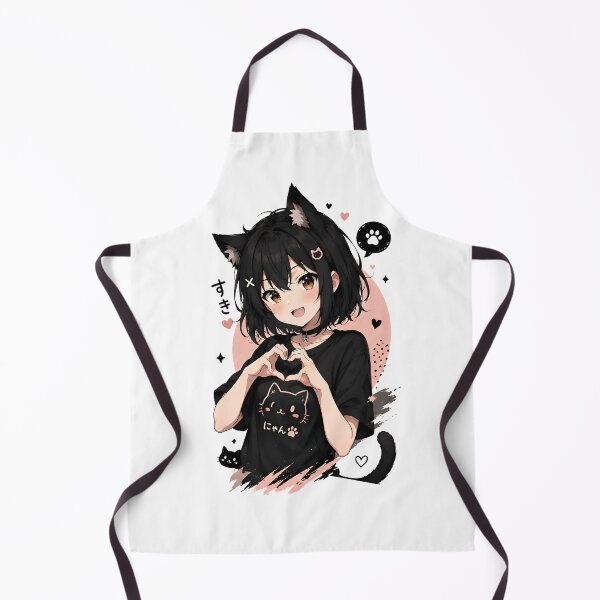 Item preview, Cat Girl Anime Kawaii Aesthetic designed and sold by Amr Siam.