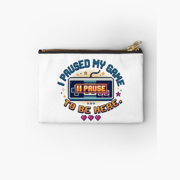 Item preview, I Paused My Game To Be Here - Funny Retro Gamer Quote designed and sold by Harrak Housni.