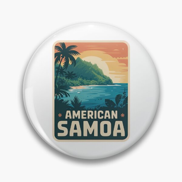 Item preview, National Park of American Samoa Vintage Travel Badge designed and sold by Teelogic.