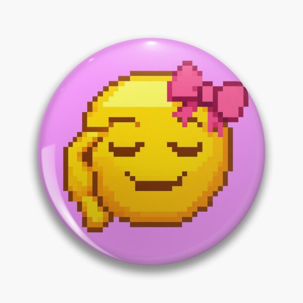 Item preview, Pixel Emoji With Bow designed and sold by tamsclub.