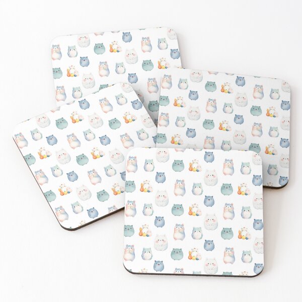 Item preview, Digital Kit: Clipart and Kawaii Watercolor Kitten Print designed and sold by Cyber Kids.