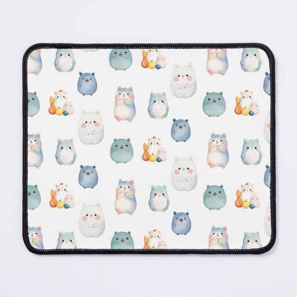 Item preview, Digital Kit: Clipart and Kawaii Watercolor Kitten Print designed and sold by Cyber Kids.