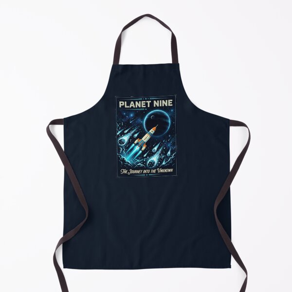 Item preview, Planet Nine Retro NASA Travel Poster Outer Edge designed and sold by RetroRewind Studio.