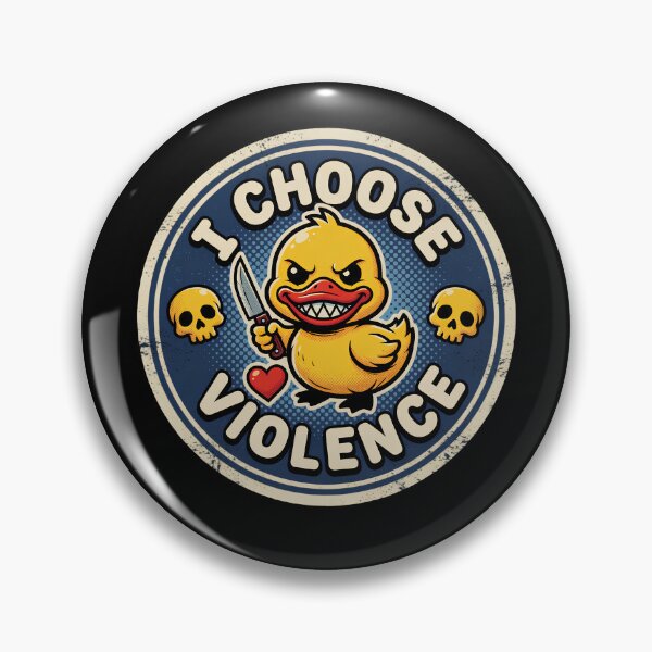 Item preview, I Choose Violence Angry Rubber Duck designed and sold by TshirtsOnline-.
