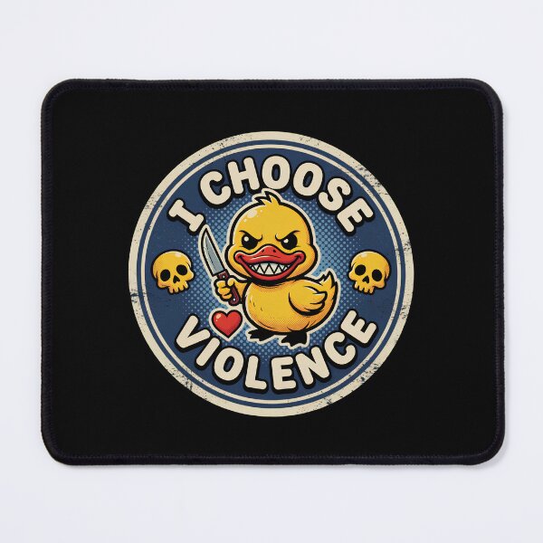 Item preview, I Choose Violence Angry Rubber Duck designed and sold by TshirtsOnline-.