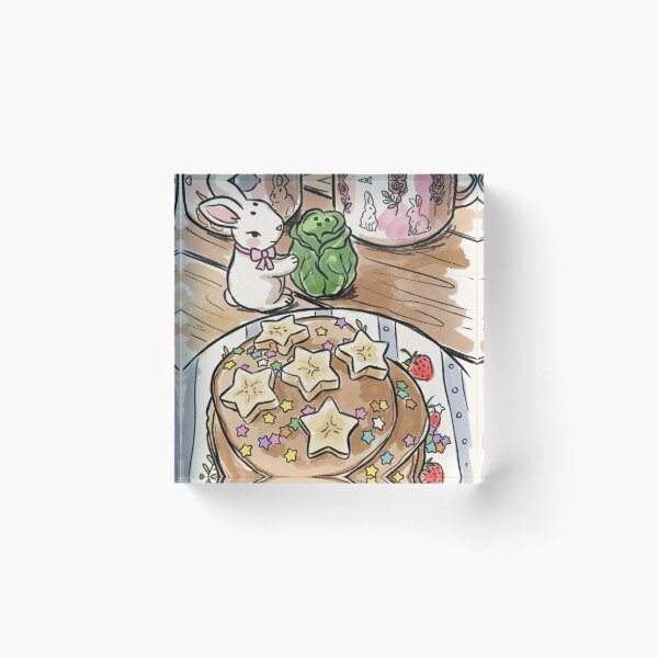 Item preview, “Pancake Prophets & the Caffeinated Frog Who Saw Too Much” designed and sold by Print Fiction.