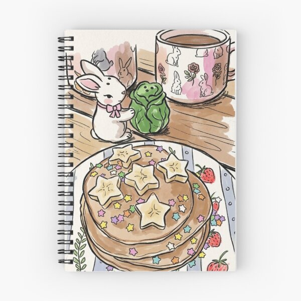 Item preview, “Pancake Prophets & the Caffeinated Frog Who Saw Too Much” designed and sold by Print Fiction.