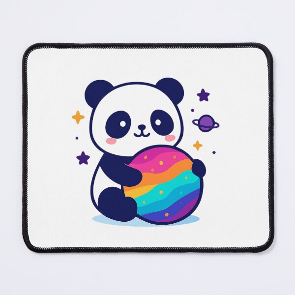 Item preview, Your World Matters Panda - Space Kawaii Sticker designed and sold by foryouandyours.