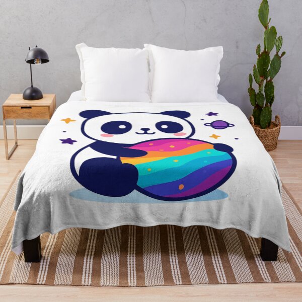 Item preview, Your World Matters Panda - Space Kawaii Sticker designed and sold by foryouandyours.