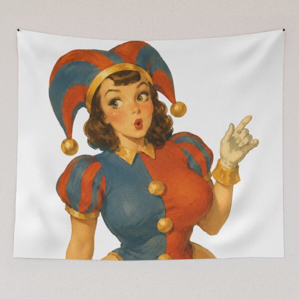 Item preview, Digital Jester Retro Pinup designed and sold by Cosplayvintage.