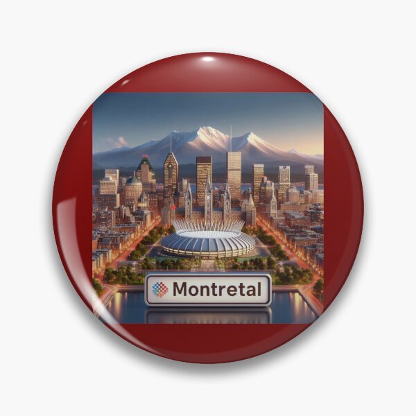 Item preview, Montreal Icons Stunning 3D Skyline Label   designed and sold by PaintMeWorld.