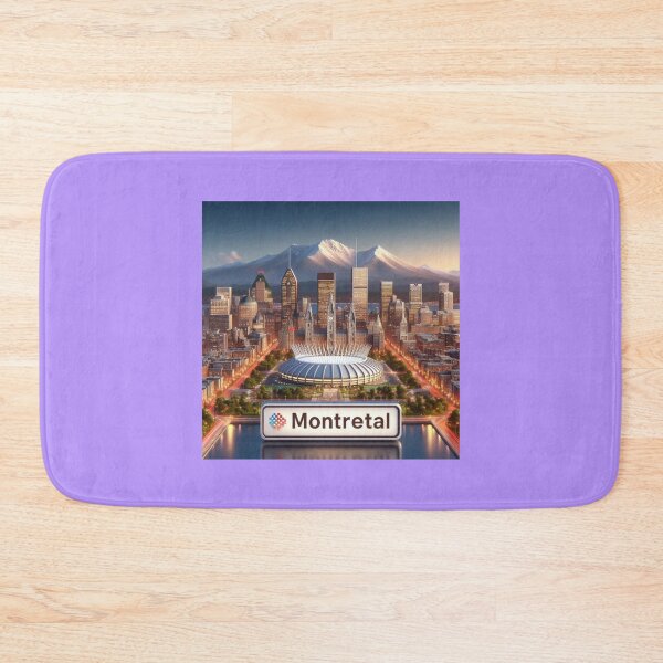 Item preview, Montreal Icons Stunning 3D Skyline Label   designed and sold by PaintMeWorld.