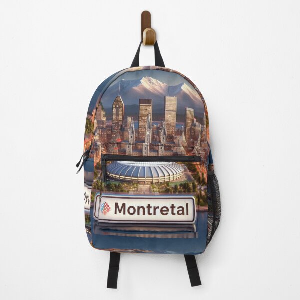 Item preview, Montreal Icons Stunning 3D Skyline Label designed and sold by PaintMeWorld.