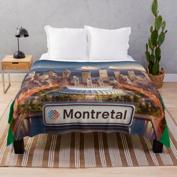 Item preview, Montreal Icons Stunning 3D Skyline Label   designed and sold by PaintMeWorld.