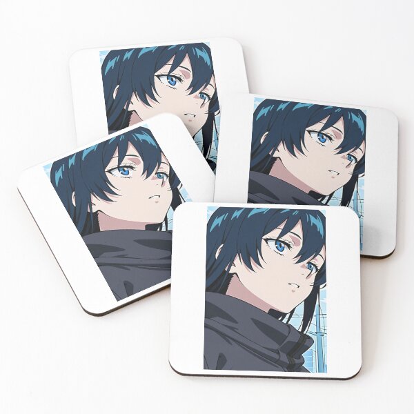 Item preview, Portrait - Anime woman dreamy profile blue sky designed and sold by AnimeShin.