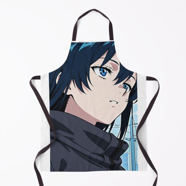 Item preview, Portrait - Anime woman dreamy profile blue sky designed and sold by AnimeShin.