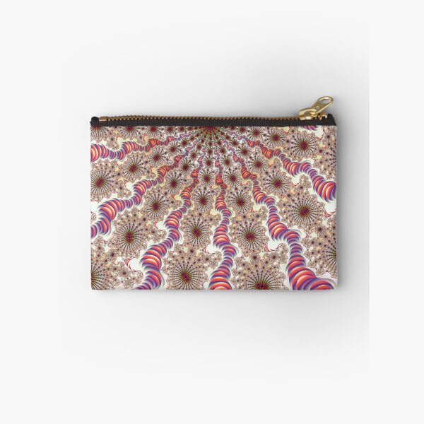 Item preview, Mandelbrot Fractal Zoom Starburst with Coral and Purple Tendrils designed and sold by pinkal.