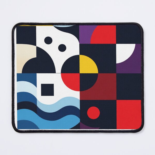 Item preview, abstract 5 stamp colorful geometric abstract design designed and sold by SmashingDeals.